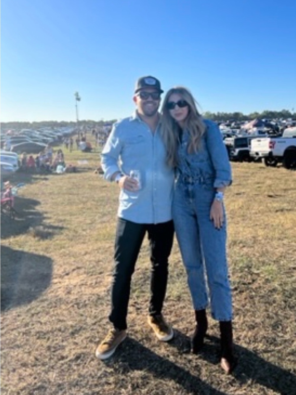 Zara denim jumpsuit
